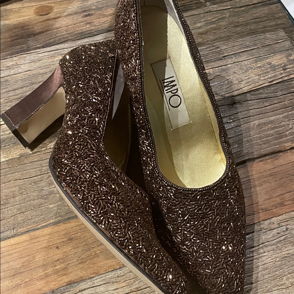 Impo Copper Sparkle Women's Heels
